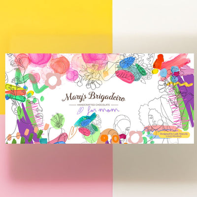 Mother’s Day Brigadeiro hand-painted bonbon Box Collection 🍫 💐 🎨 OUR MOM