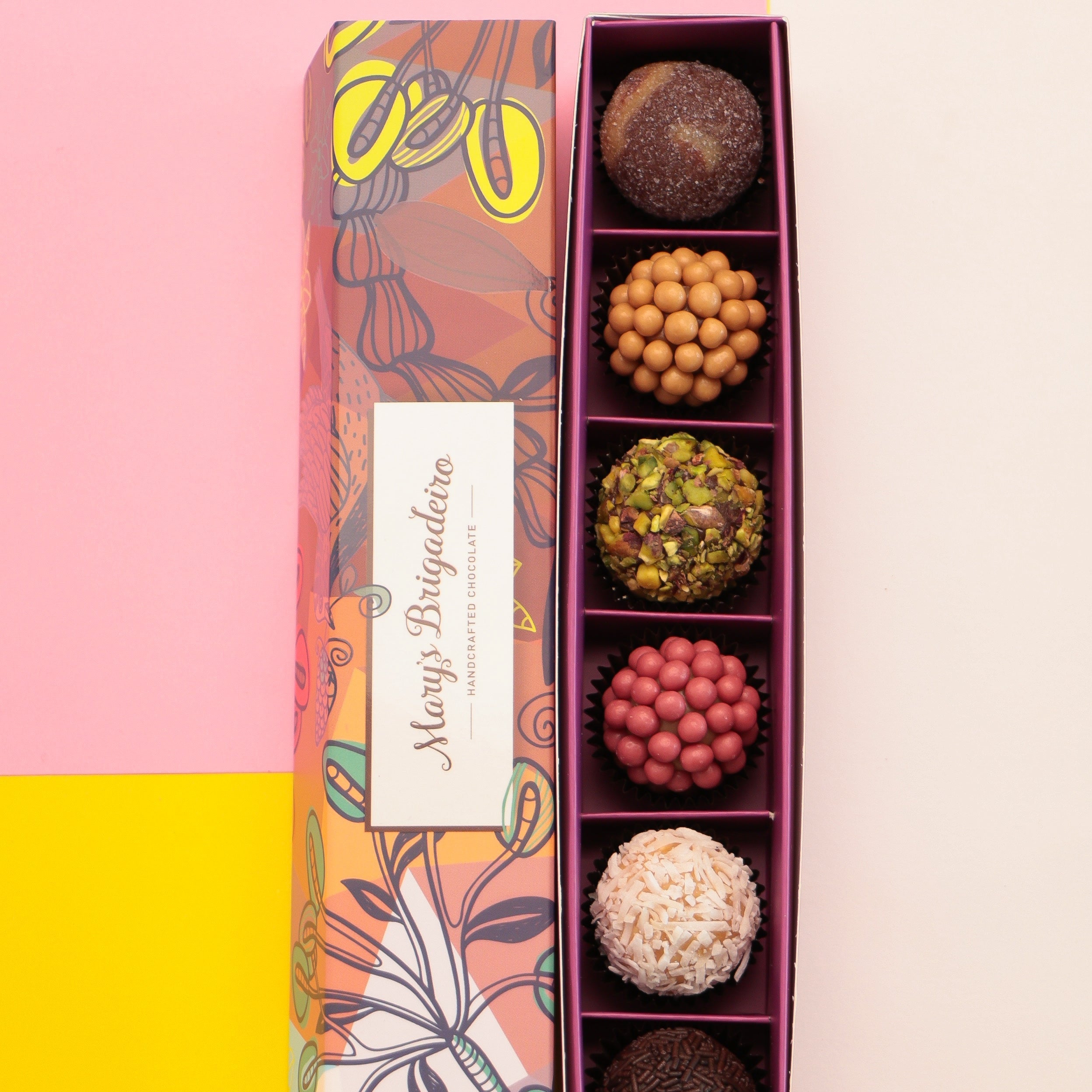 6pc Chocolate Brigadeiro Gift Box