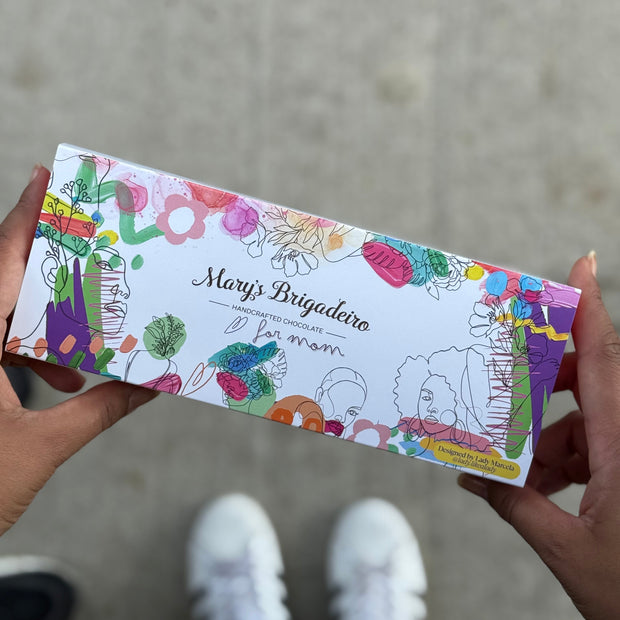 Mother’s Day Brigadeiro hand-painted bonbon Box Collection 🍫 💐 🎨 OUR MOM